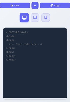 Editor interface overview